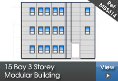 15 Bay 3 Storey Modular Building