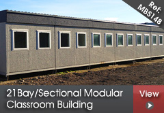 21 Bay/Sectional Modular Classroom Building (690m2)