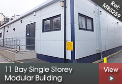 11 Bay Single Storey Modular Building 