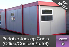 Portable Jackleg cabin building (office/canteen/toilet)