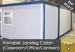 Portable Jackleg Cabin Building (classroom/office/canteen)	