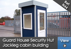 Guard house security hut portable jackleg cabin building 